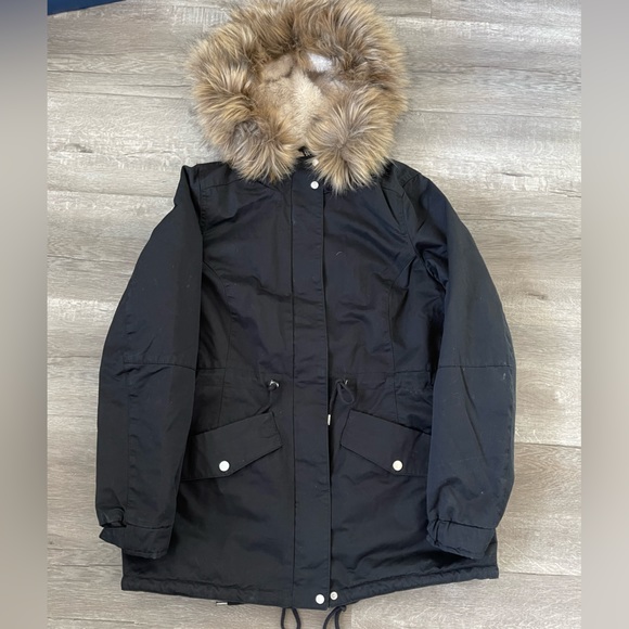 H&M Jackets & Blazers - H&M Divided hooded faux fur lined parka 8